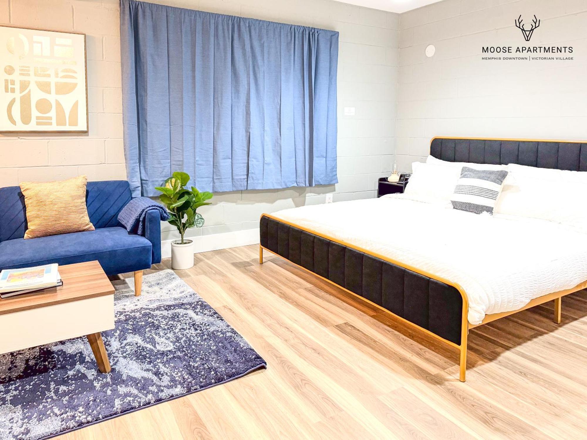 The Moose #12 - Brand New Modern Luxe Loft With Free Parking, King Bed & Fast Wifi * Memphis