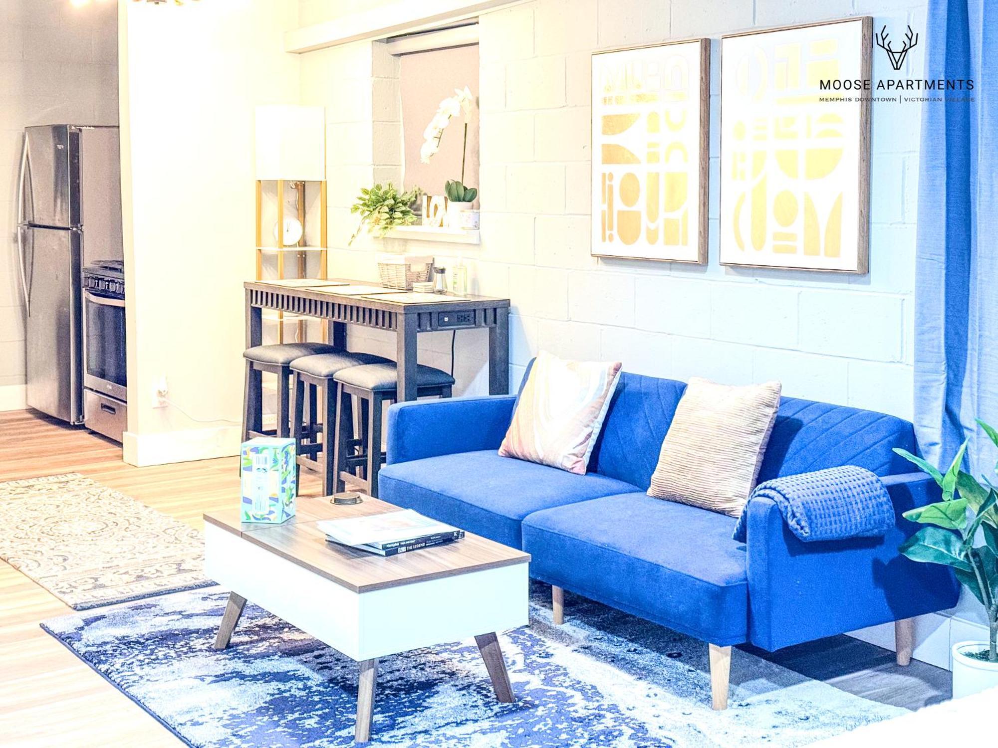 The Moose #12 - Brand New Modern Luxe Loft With Free Parking, King Bed & Fast Wifi Memphis